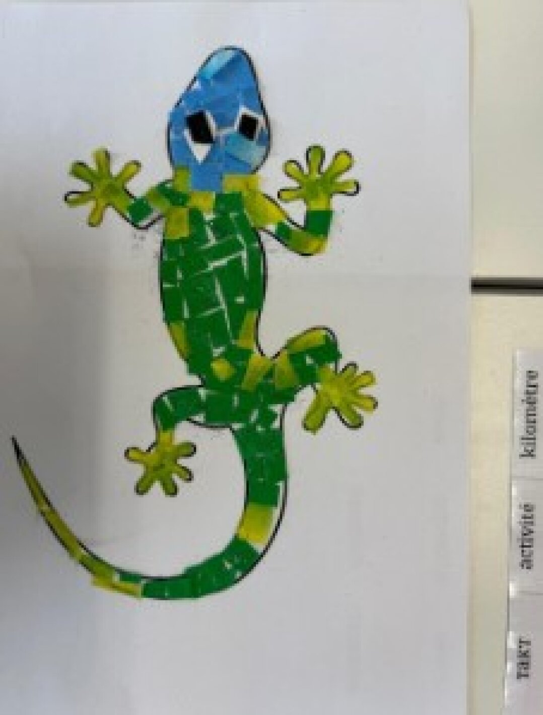 Kleines Kunstwerk - Eidechse